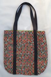Handmade Táska - SZÍNES HÁROMASZÖGEK
