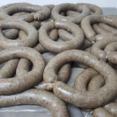 Mangalica Májas hurka - GYORSFAGYASZTOTT - kb: 0,5 kg/csomag - 3.500 Ft/kg Mangalica Májas hurka - GYORSFAGYASZTOTT - kb: 0,5 kg/csomag - 3.500 Ft/kg