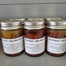 ANTIPASTI - sült zöldségek fűszeres olívaolajban - 2 fajta